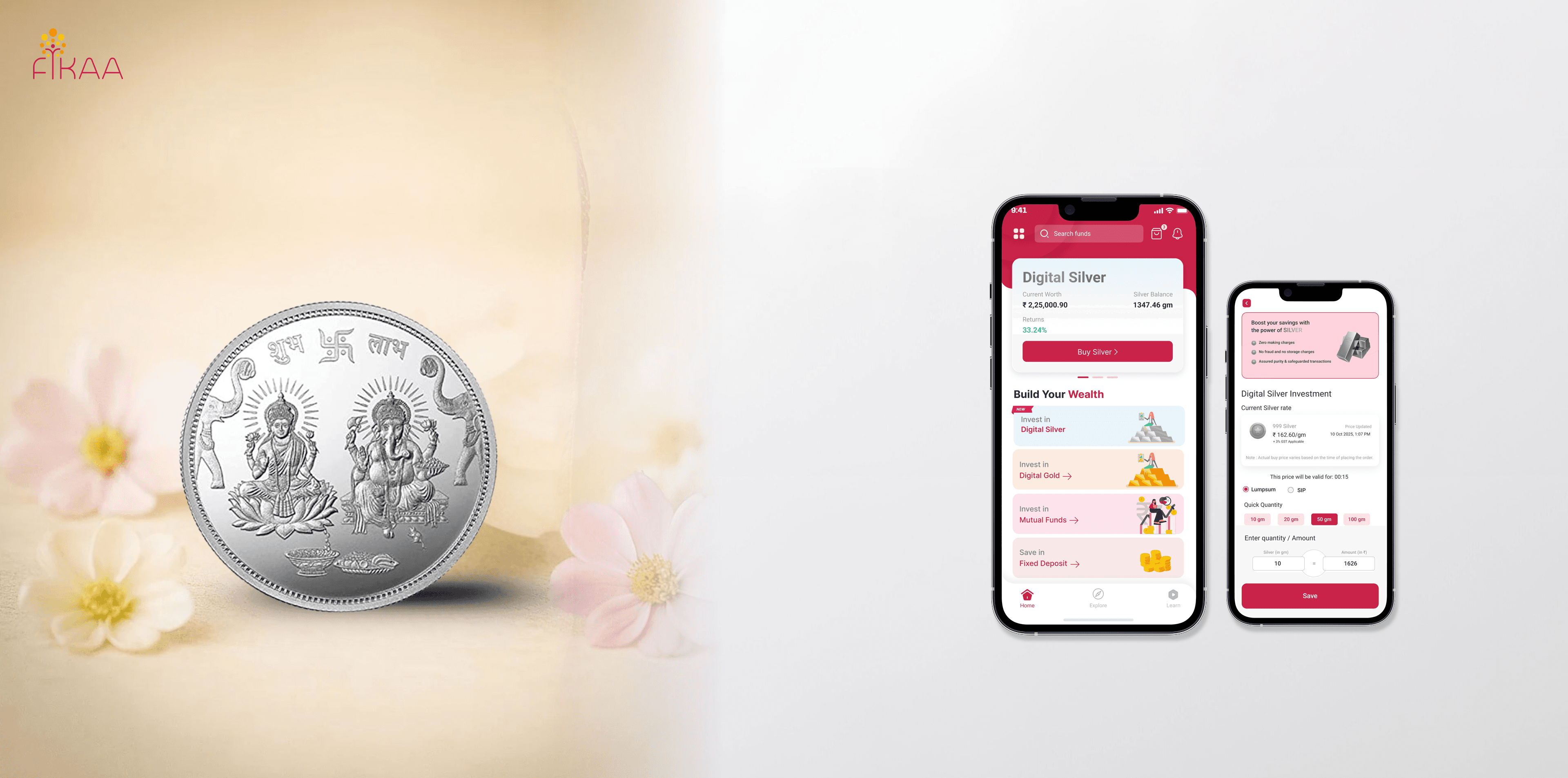 Silver SIP Festive Banner